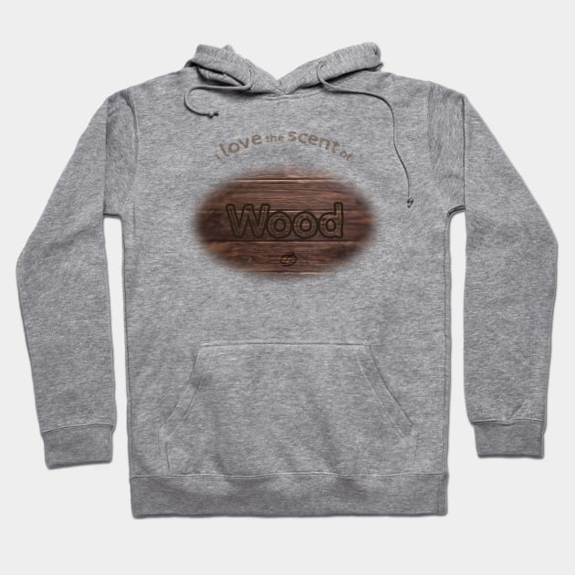 Wooden t-shirt Hoodie by Cavaleyn Designs